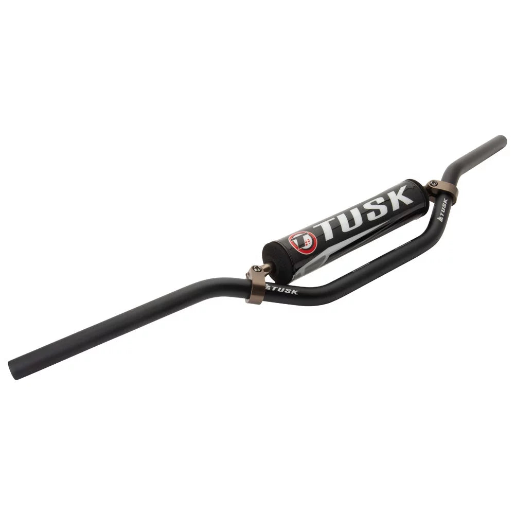 Tusk T-10 Aluminum 7/8" Handlebar SX Mini Bend Black For LEM CR3 1997