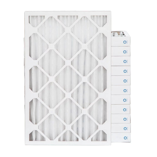 12x20x2 MERV 11, MPR 1000 Pleated AC Furnace 2" Air Filters by Pamlico. Case of 12. Actual Size: 11-1/2 x 19-1/2 x 1-3/4