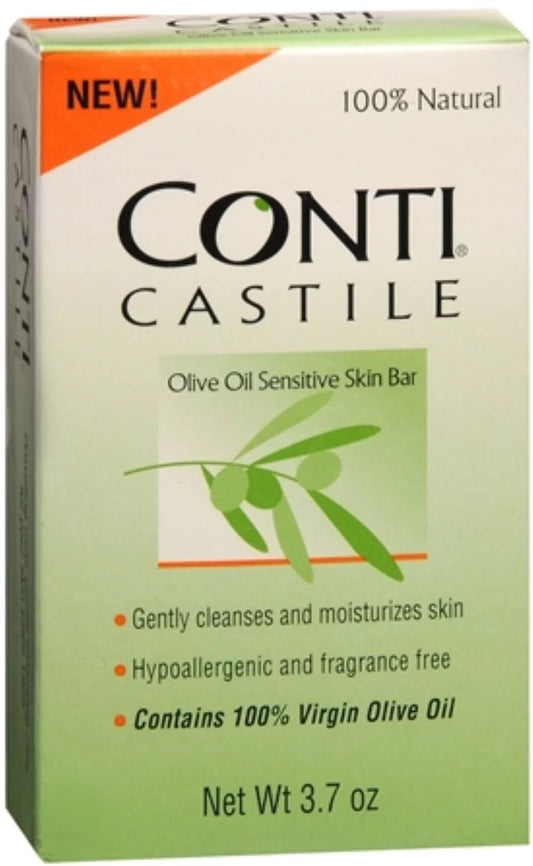 Conti Castile Olive Oil Soap 4 oz (Pack of 4)