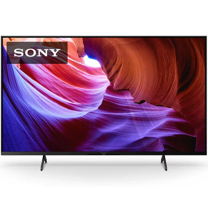 Sony KD50X85K 50" X85K 4K HDR LED TV with Smart Google TV Bundle with Monster Cables Home Theater Setup Package - Full Motion Mount, Monster HDMI Cables, & Sound Reactive RGB Light Strip