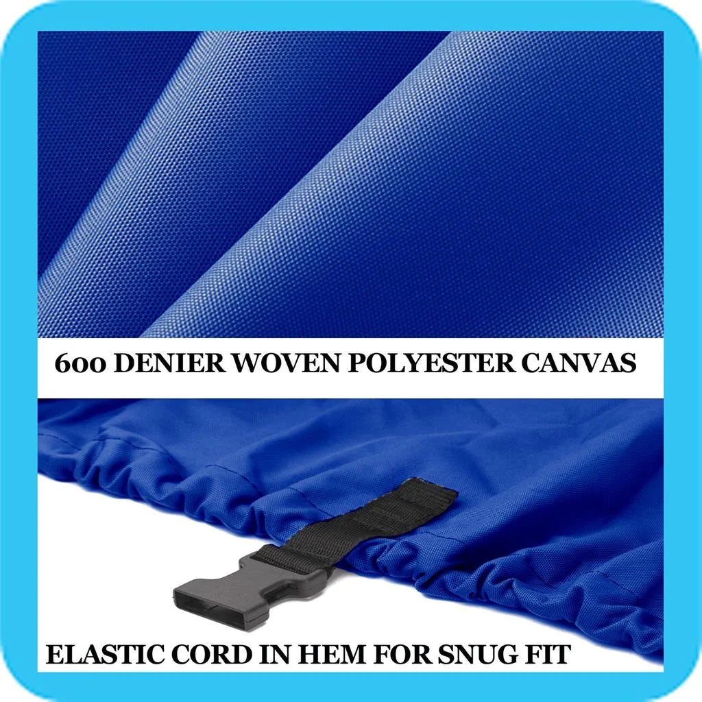 BLUE, GREAT QUALITY BOAT COVER Compatible for ESSEX GENESIS 20.5 I/O 1996 1997 1998 1999 2000 2001