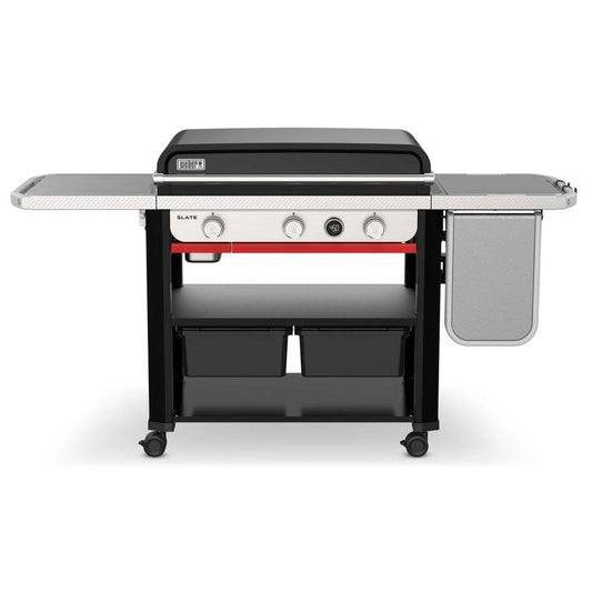 Weber Slate 30 Inch Rust-Resistant Griddle With Side Table