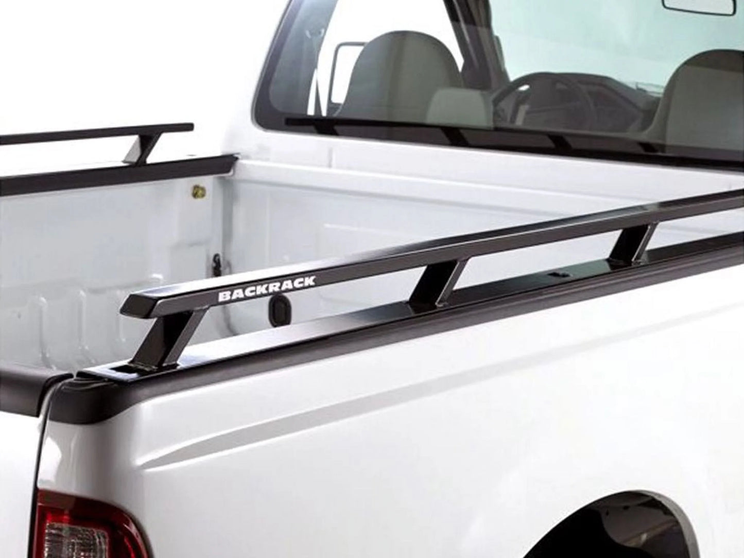 BACKRACK by RealTruck Side Rails to use w/ Standard Bed | Black, No Drill | 65509 | Compatible with 2017-2020 Ford F-250/F-350 6.5' Bed