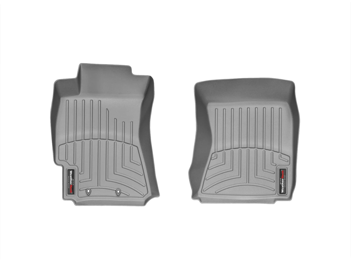 WeatherTech Custom Fit FloorLiners compatible with 2009-2013 Subaru Forester - 1st Row (Driver & Passenger), Grey