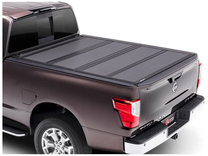 BAK by RealTruck BAKFlip MX4 Hard Folding Truck Bed Tonneau Cover | 448525 | Compatible with 2017 - 2023 Nissan Titan 5' 7" Bed (67")