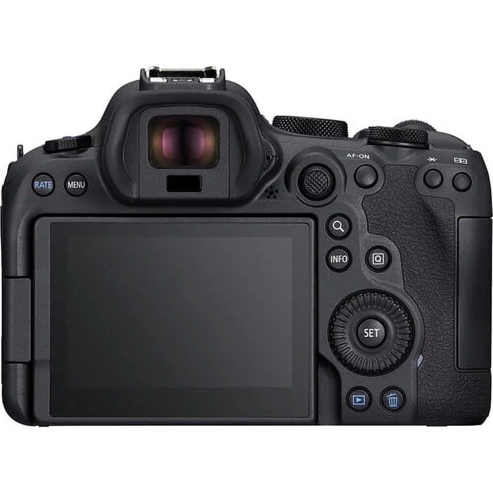 Canon EOS R6 Mark II Mirrorless Camera (5666C002) + Canon RF 24-70mm Lens + 64GB Memory Card + Case + Corel Photo Software + LPE6 Battery + External Charger + Card Reader + More