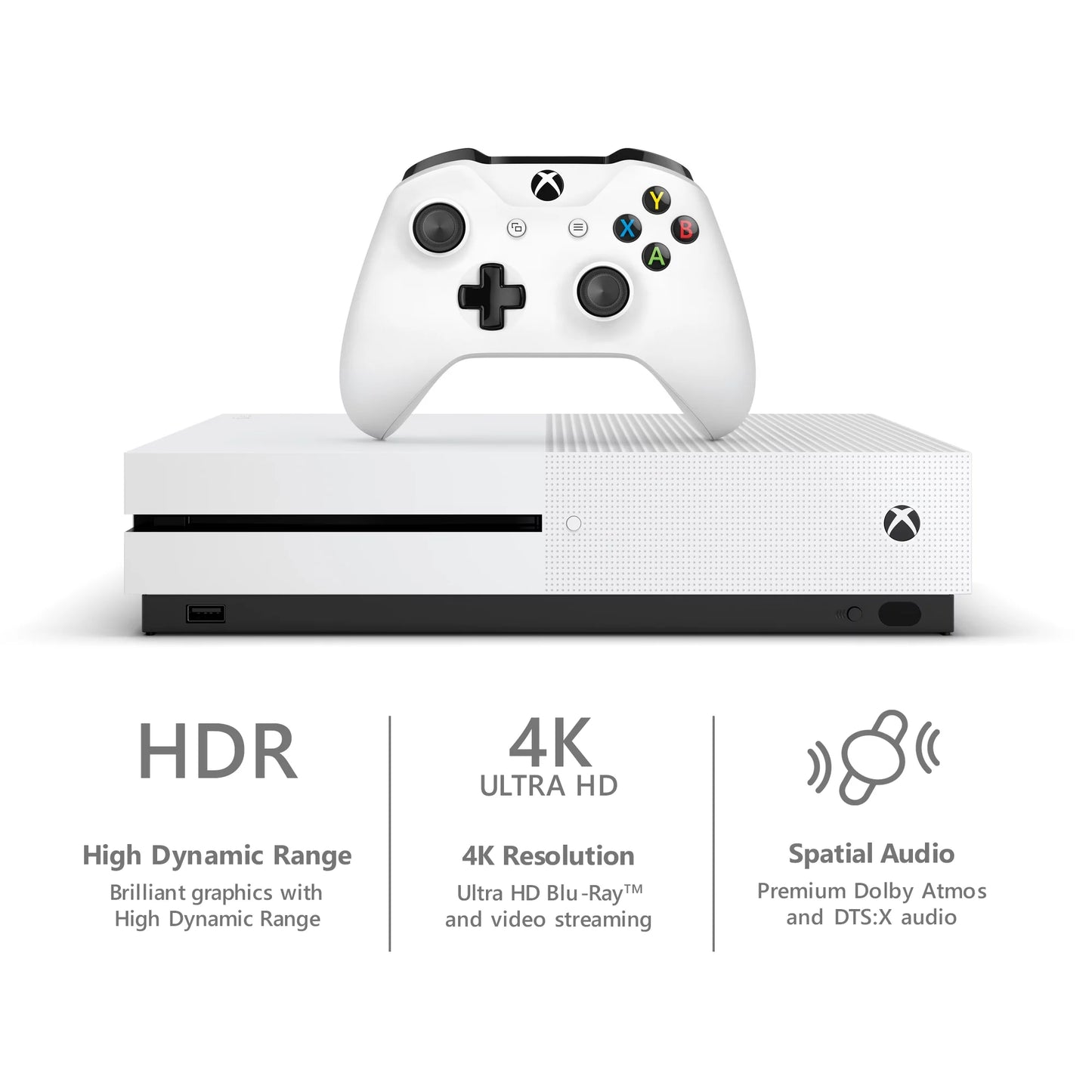 Xbox One S 1TB Battlefield V Bundle, White, 234-00679