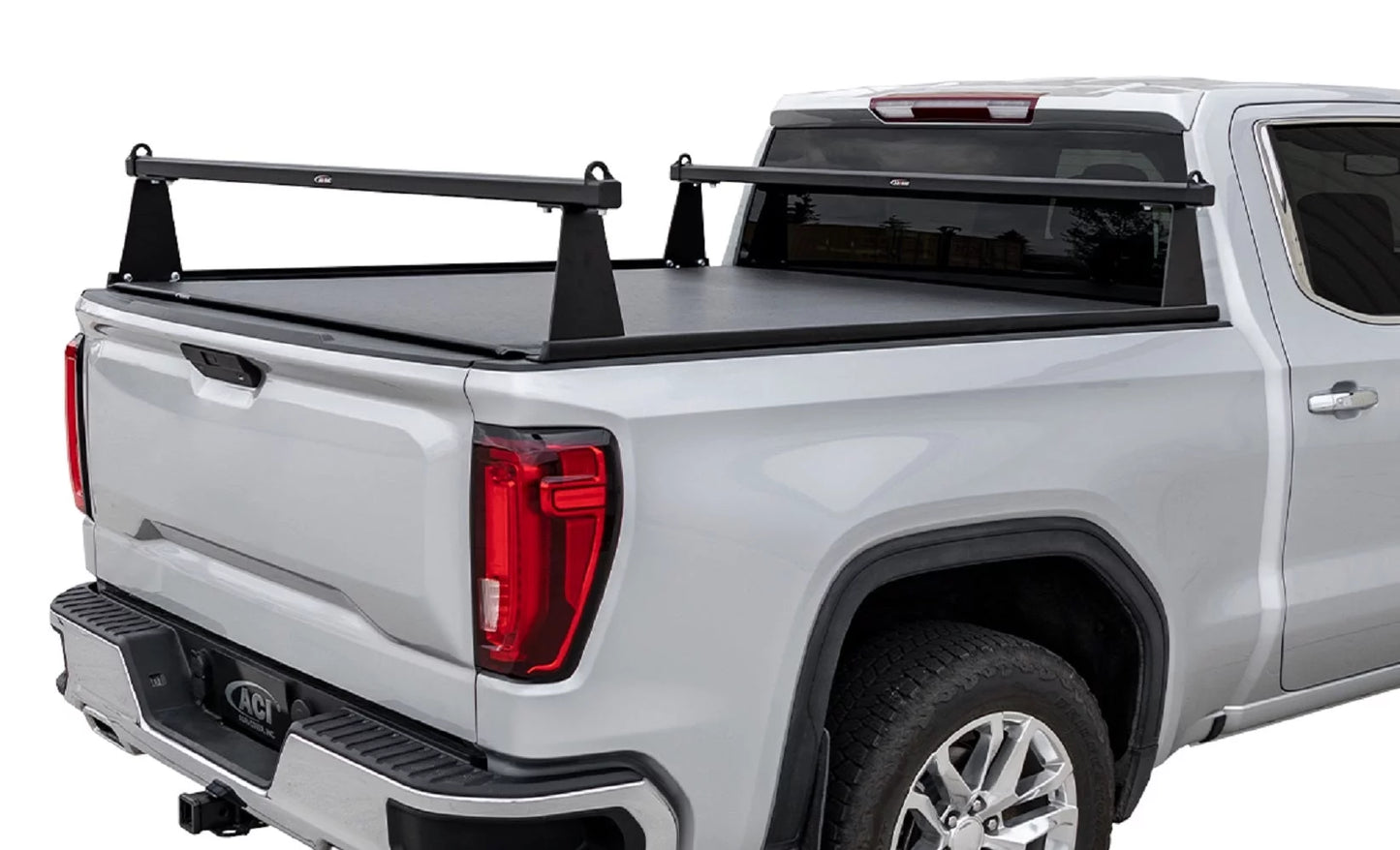 ADARAC 2014-2018 Fits Chevrolet Silverado Fits GMC Sierra 1500 5' 8" Silver Aluminum M-series Truck Bed Racks F4020041