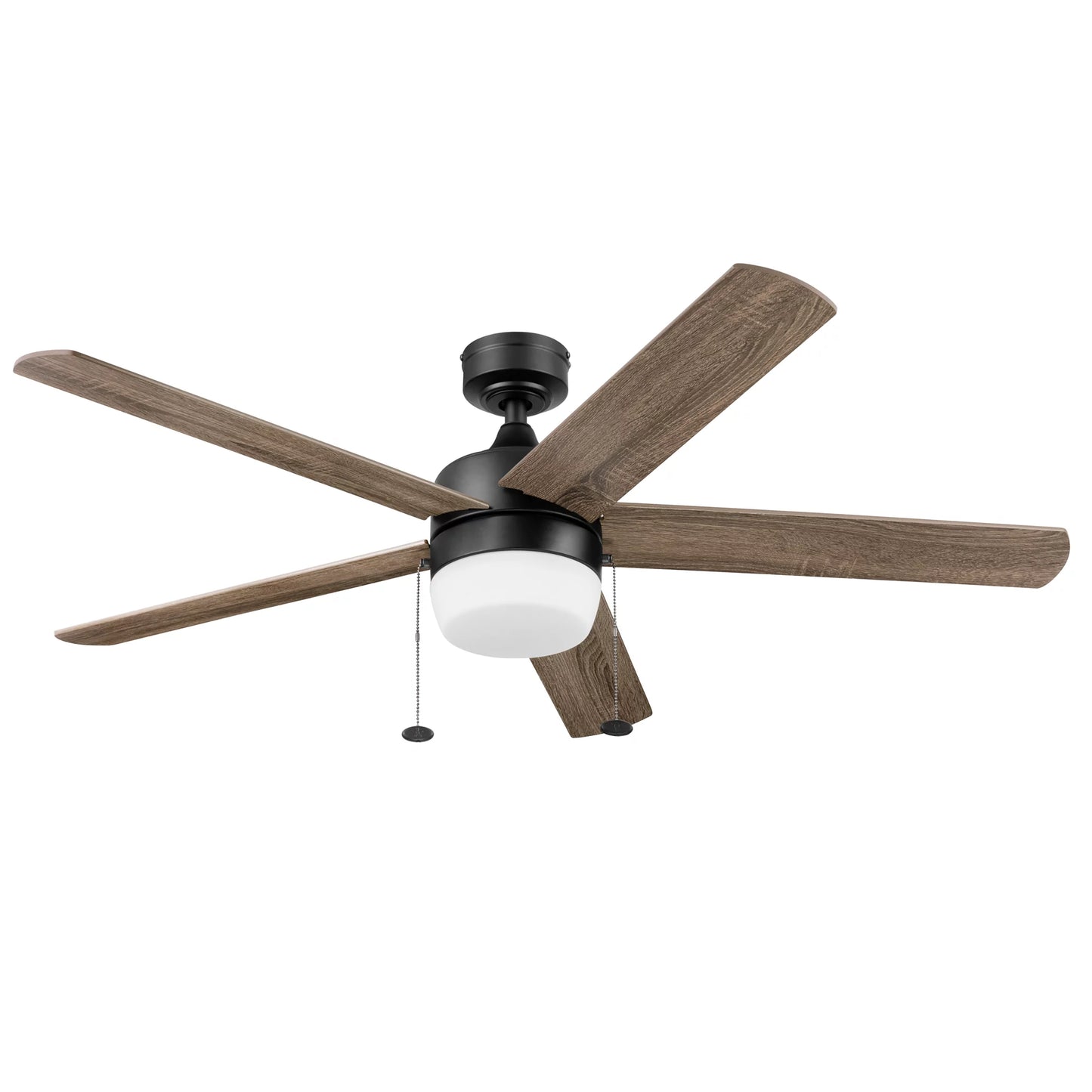 Better Homes & Gardens 52" Pearce Black Indoor Ceiling Fan with Light, Adjustable Color Temperature & Reverse Airflow