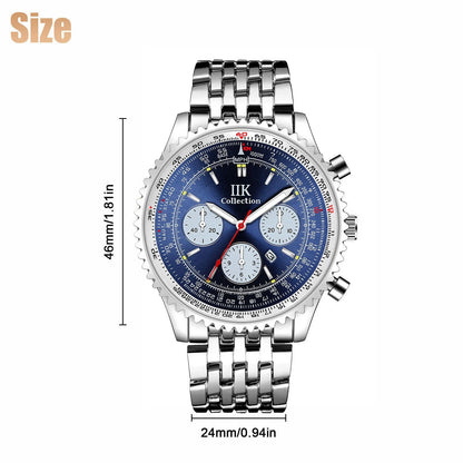 Waterproof Men Watch Relojes De Hombre Luminous Quartz Stainless Steel Bracelet