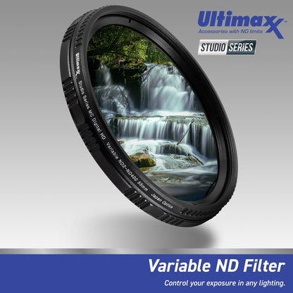 Ultimaxx Essential Canon RF 16mm f/2.8 STM Lens Bundle - Includes: Water-Resistant Lens Pouch, Variable Neutral Density Filter (ND2-ND400) & More (11pc Bundle)