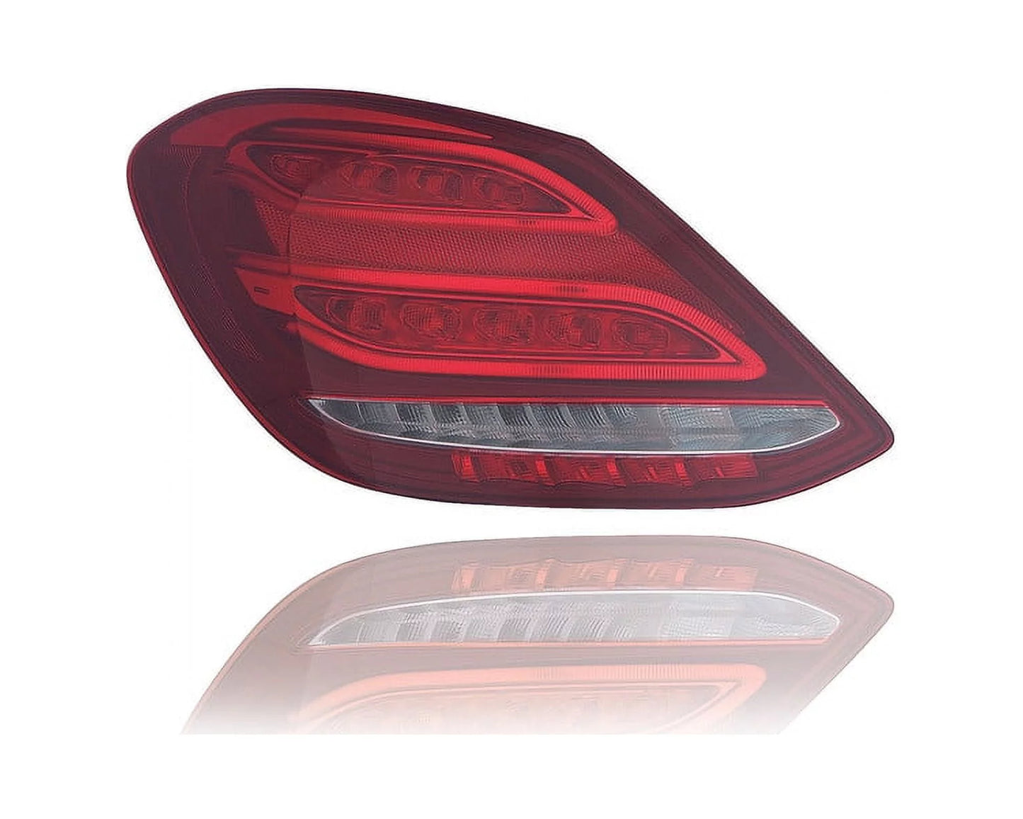 Tail Light Assembly - Compatible/Replacement for '15-18 Mercedes-Benz C-Class/C300/C350/C400/C43/C63 Sedan - LED - Left Hand - Driver - 2059062002 - CAPA