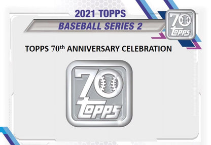 2021 Topps MLB Baseball Trading Cards Series 2 Baseball Mega Box- Includes Exclusive Blue Base Parallel