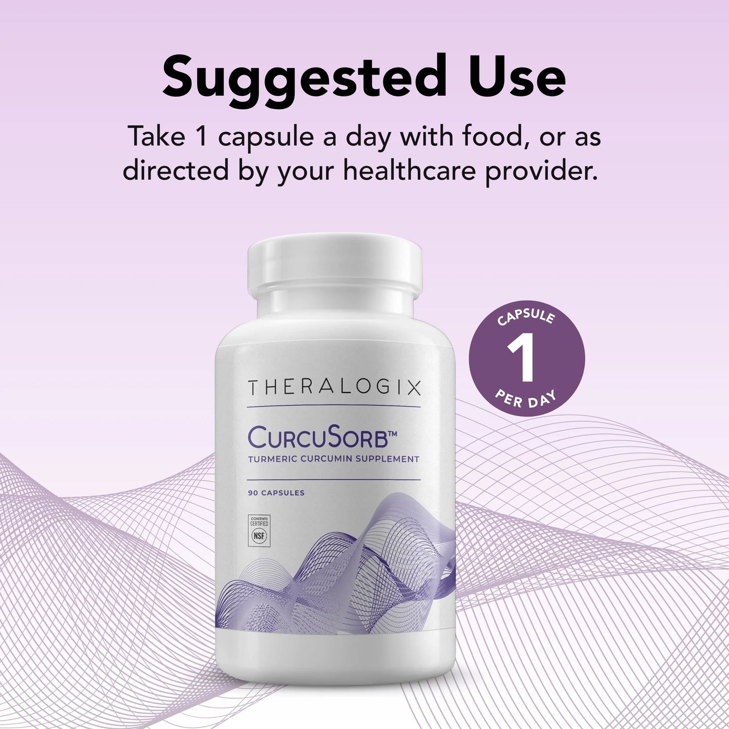 Theralogix CurcuSorb Turmeric Curcumin Supplement (90-Day Supply), High Absorption Turmeric Complex