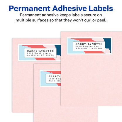 Avery EcoFriendly Shipping Labels, Permanent Adhesive, 3-1/3" x 4", 600 Labels (48464)