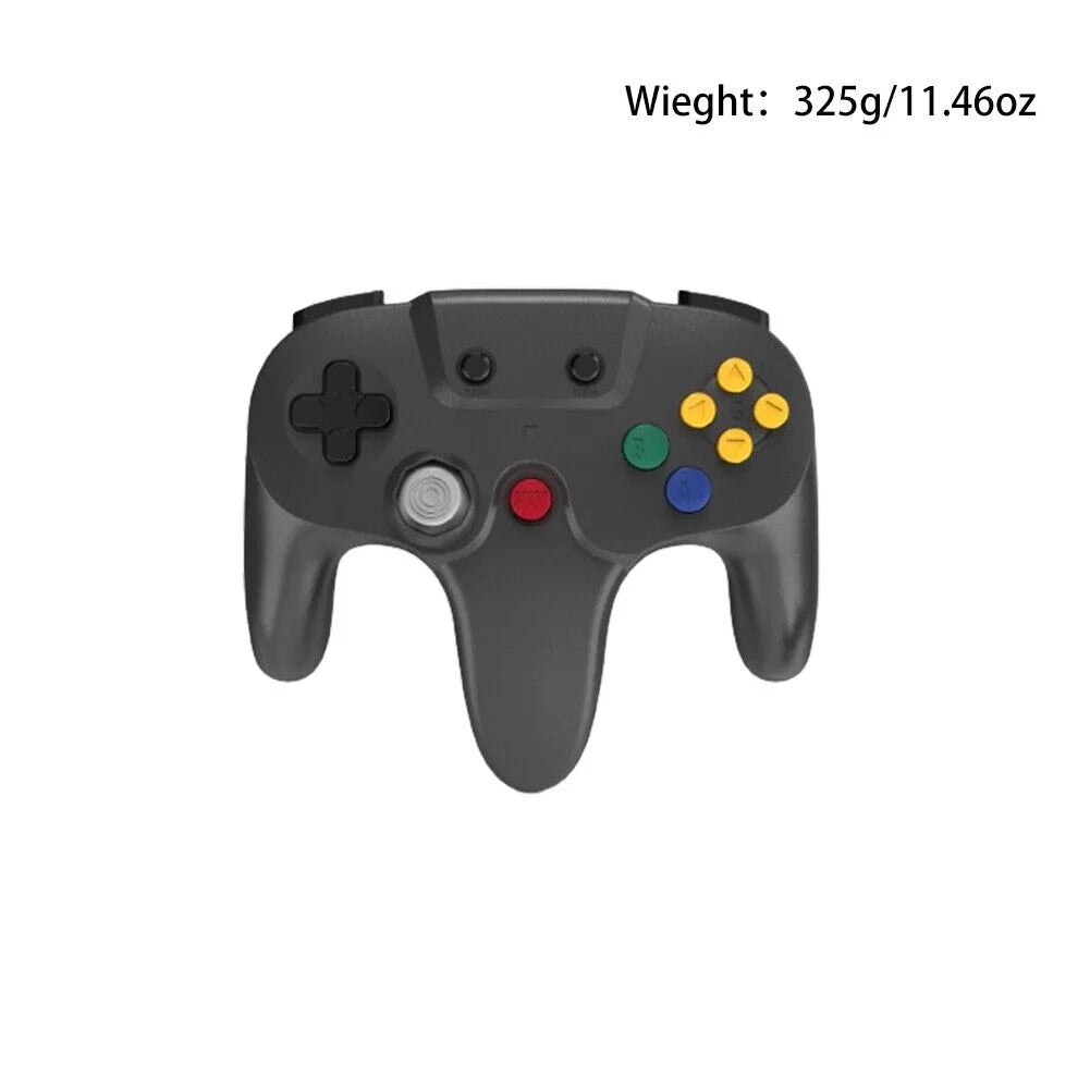 US 2.4G Wireless N64 Controller Rechargeable Gamedpad Rumble Pak for Nintendo 64