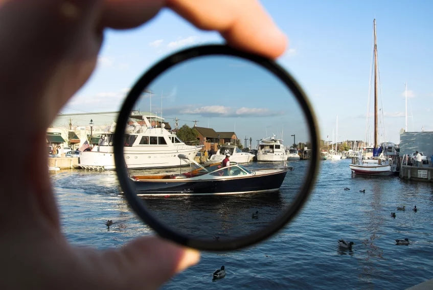 C-PL (Circular Polarizer) Multicoated | Multithreaded Glass Filter (52mm) For Olympus SP-570 UZ (Includes Lens Adapter)