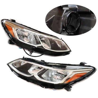 1 Pair for 2016 2017 2018 2019 Chevrolet Cruze Headlight Halogen,Left&Right Headlamp