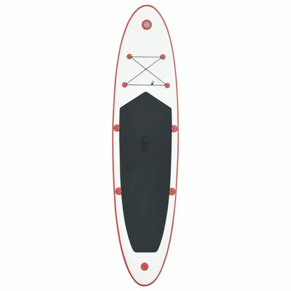 Walmeck Inflatable Paddleboard Set Red and White