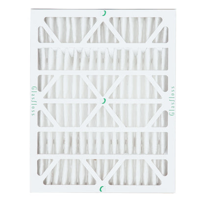 2 Pack of 20x25x4 MERV 10 Pleated 4" Inch Air Filters by Glasfloss. Actual Size: 19-1/2 x 24-1/2 x 3-3/4