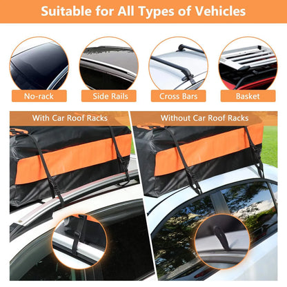 20 Cubic Feet Car Vehicles Waterproof Roof Top Cargo Carrier Luggage Travel Storage Bag for Car Truck SUV Clearance Sales