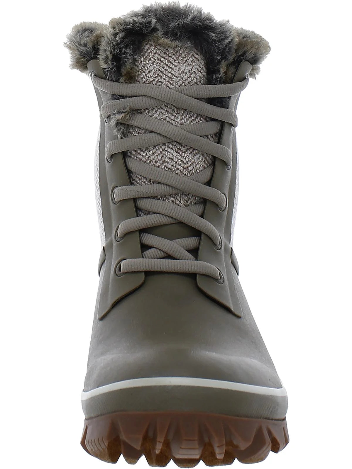 BOGS Women's Arcata Cozy Chevron Winter Boots Taupe - 72844-260