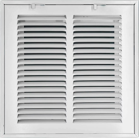 X 12" Steel Return Filter Grille - Removable Face/Door For 1 Inch Filters - HVAC Duct Cover Grill (2-3 Business Day Delivery) [Outer Dimension: 26.5"W X 14.5" H]