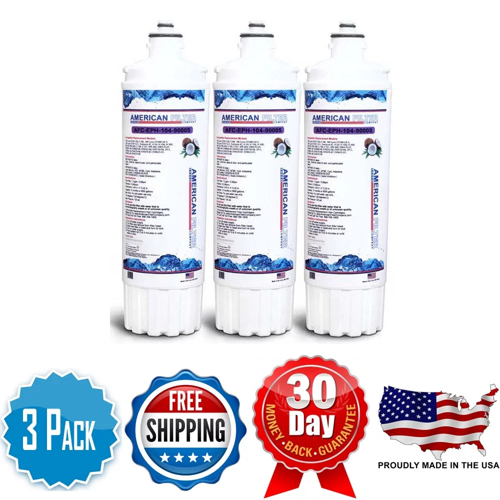 AFC Brand , Water Filters , Model # AFC-EPH-300-12000SK , Compatible with Scotsman® ADS-APRC - 3 Pack - Made in U.S.A.