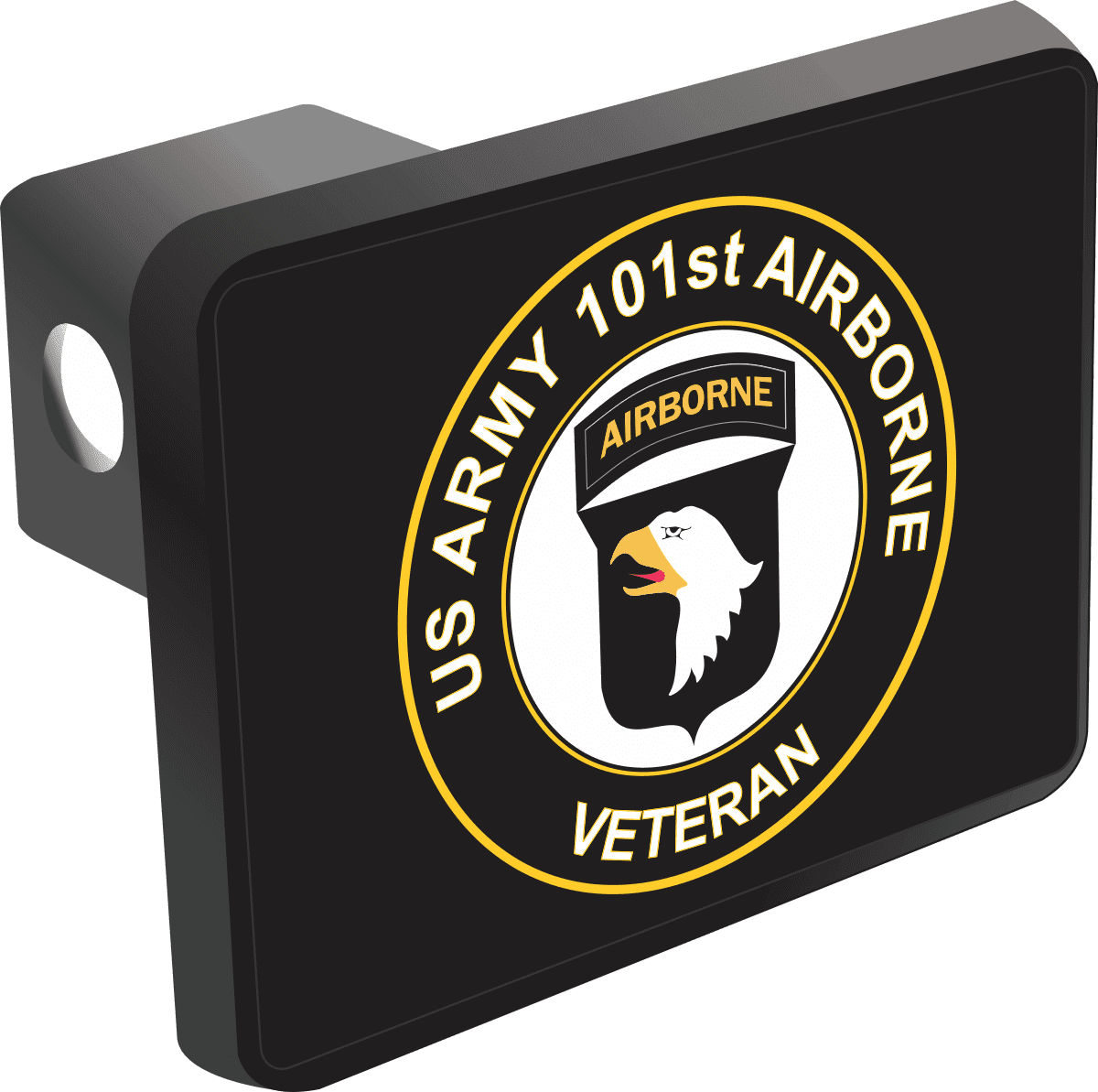 U.S. Army 101st Airborne Division Veteran Hitch Cover