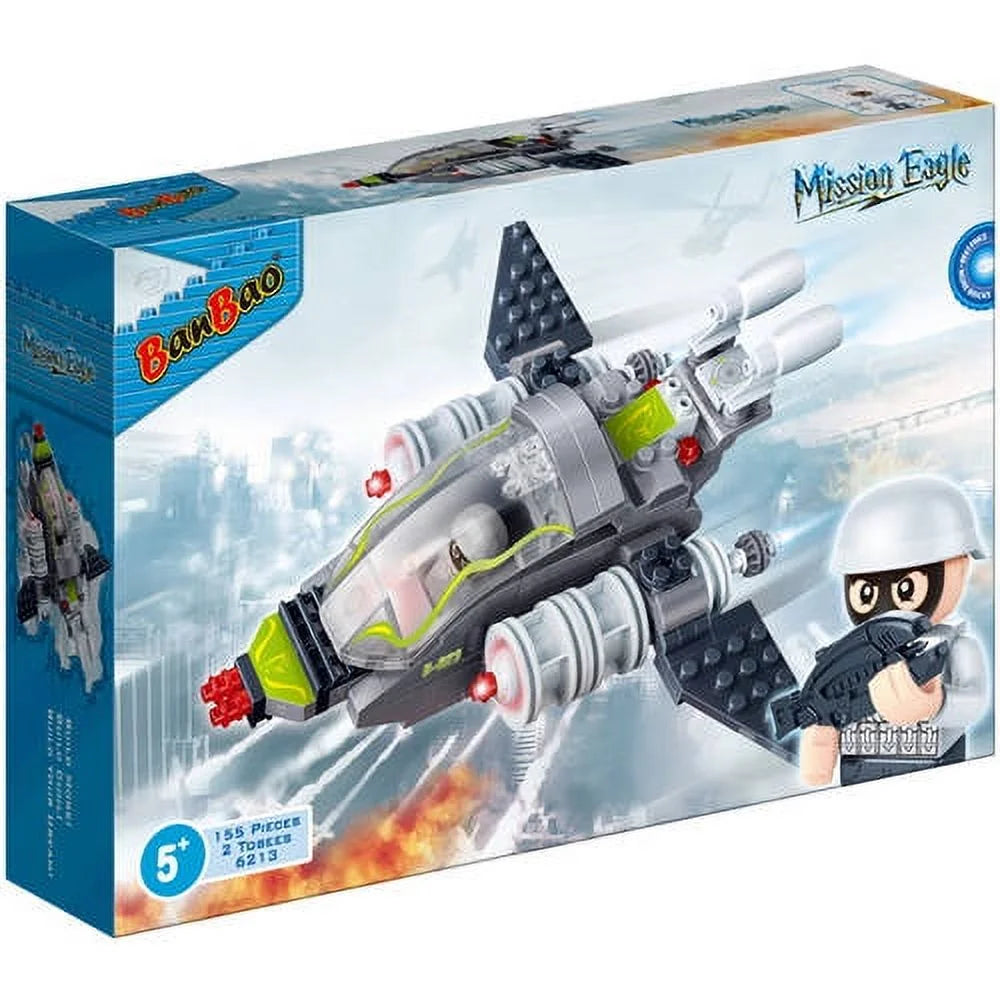 BanBao Mission Eagle Combat Fighter Playset