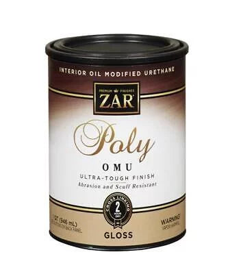 ZAR Ultra Max Gloss Clear Polyurethane 1 qt. (Pack of 4)