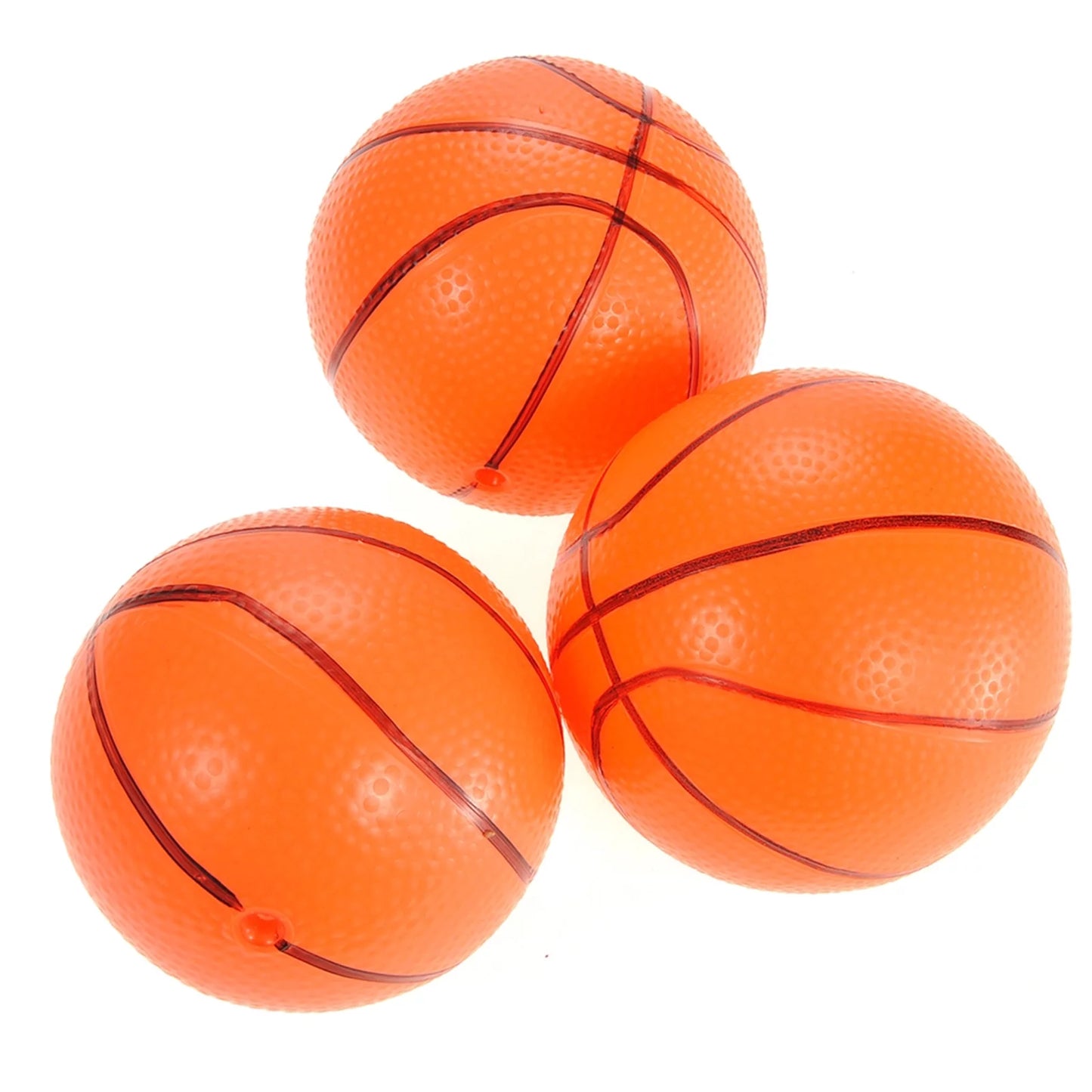 3 Pieces Mini Basketball Mini Basketballs Set, Inflatable Basketball Toys with Inflation Pump, for Beach Pool Sports Game Party Supplies, Child Gifts