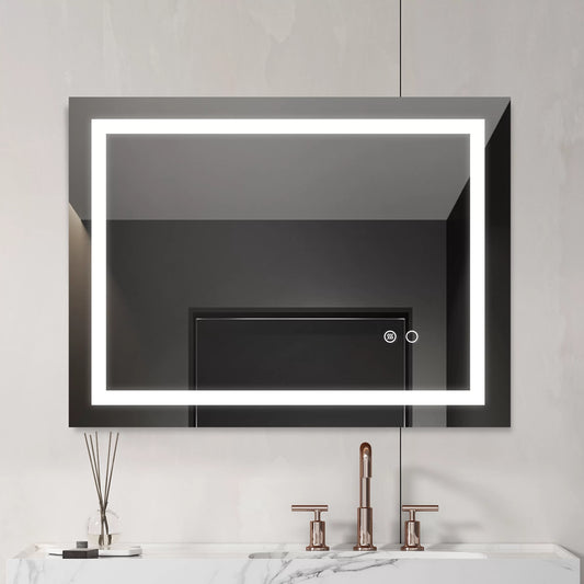 Wall Mounted LED Bathroom Mirror - 32*24 inches - Illuminate with Style