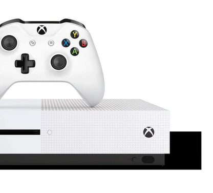 Used Xbox One S Console with Xbox One Wireless Controller 500GB - Columbia, White